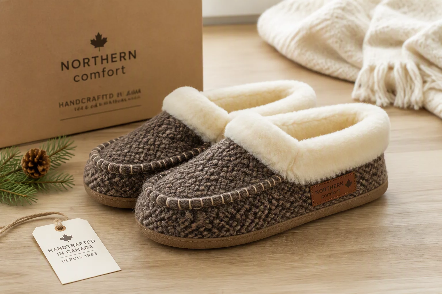 Canadian home comfort footwear collection