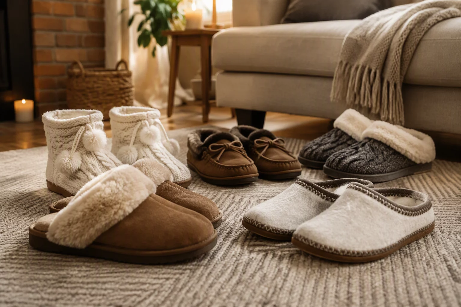 Warm indoor winter slippers selection guide