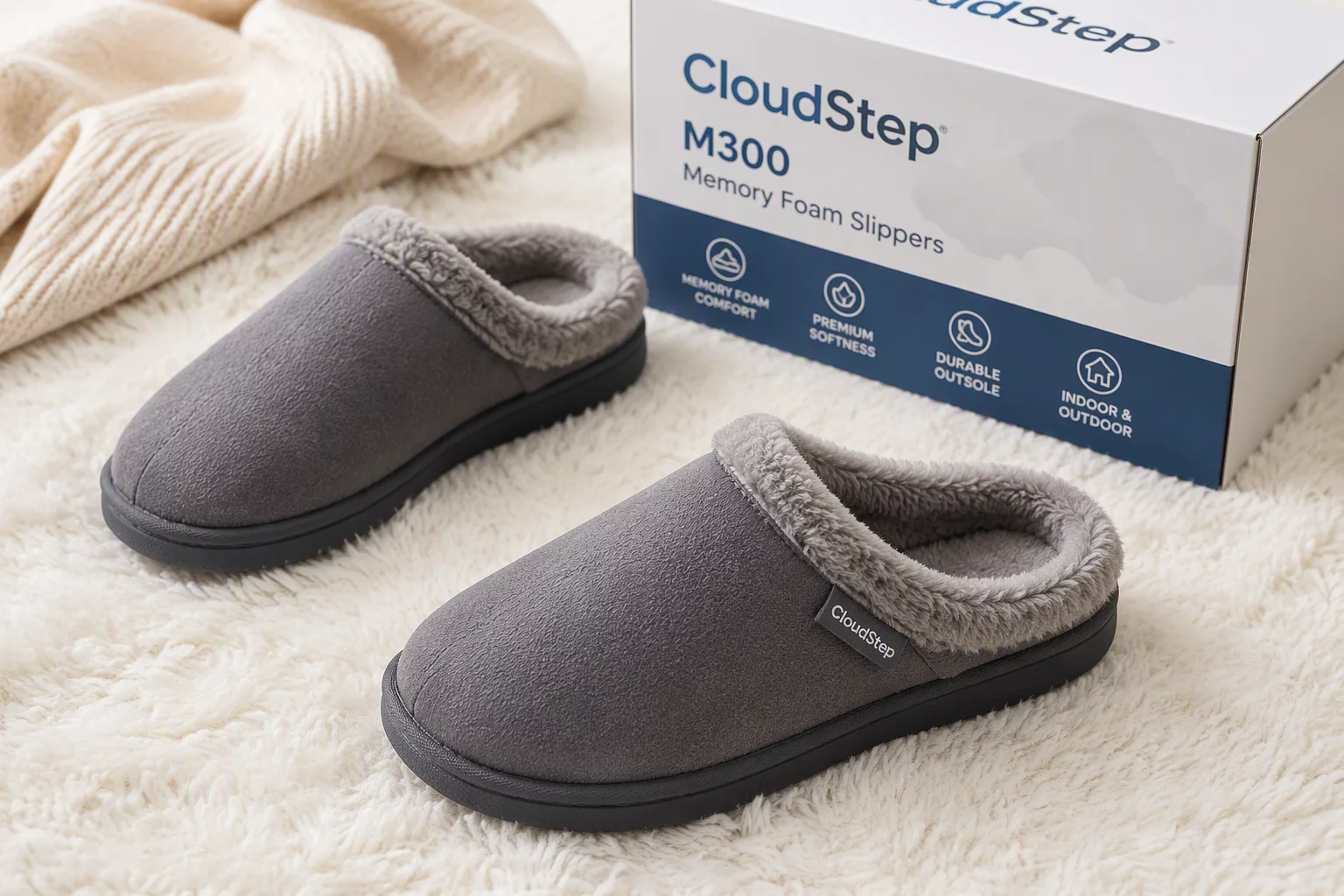 CloudStep M300 Memory Foam Slippers