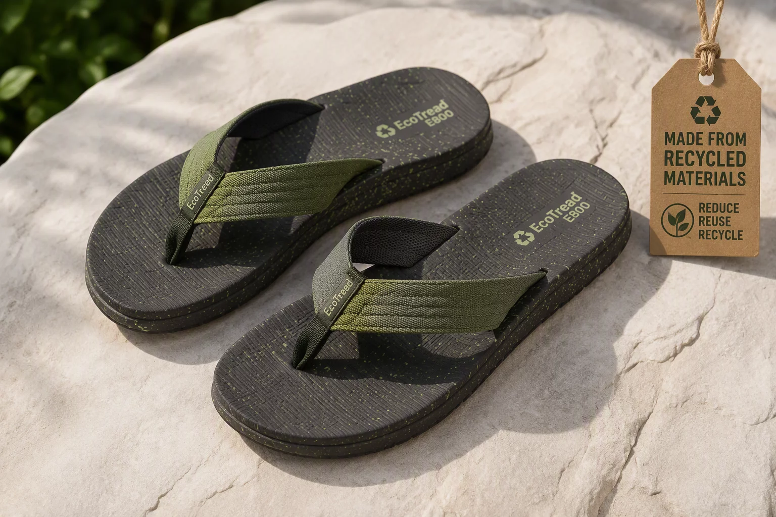 EcoTread E800 Recycled Slippers