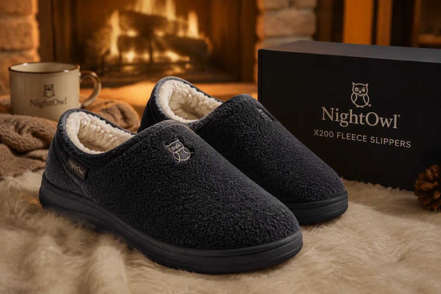 NightOwl X200 Fleece Slippers